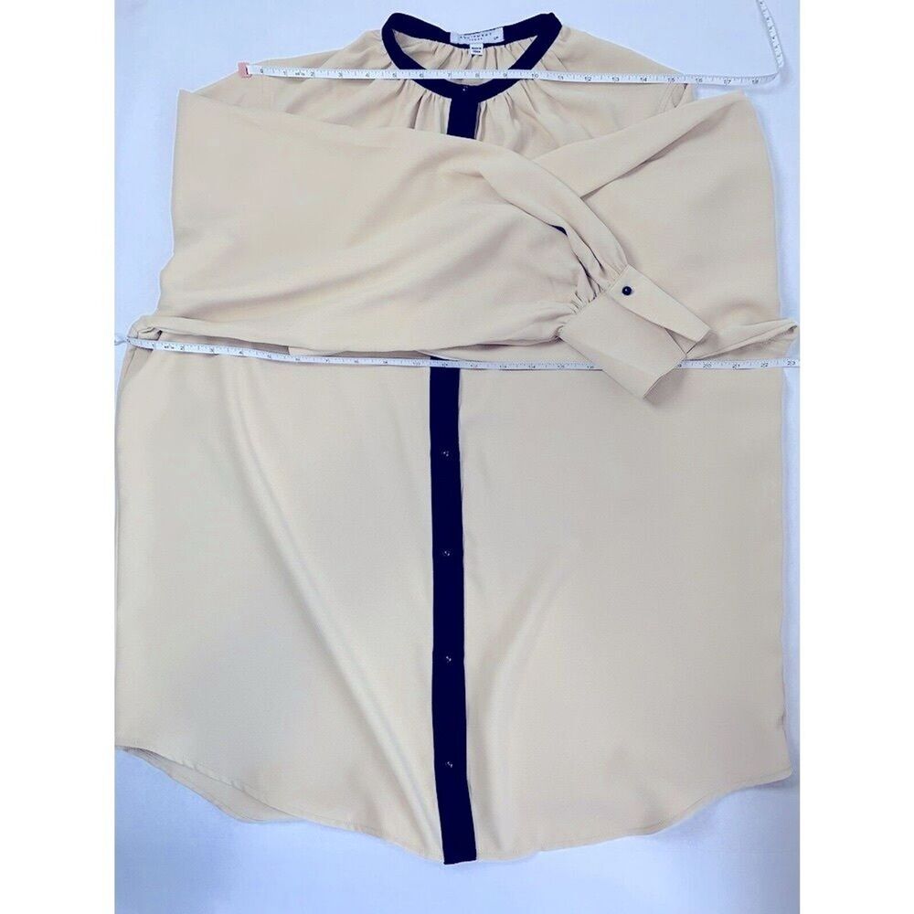 Equipment Women’s Causette Top Blouse In Ble Neutral Beige Size S/P - Picture 12 of 16